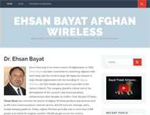 Tablet Screenshot of ehsanbayatafghanwireless.com